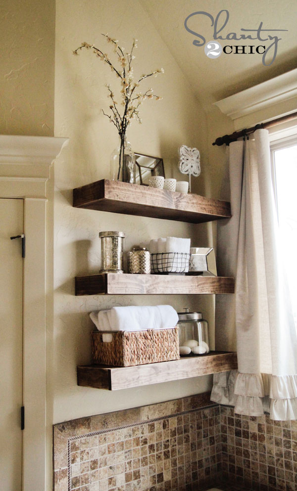 How to make floating shelves.