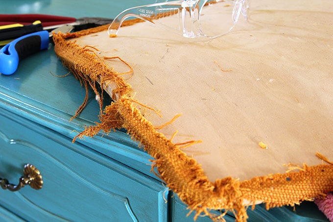 A fun and stylish Mid Century Modern chair restoration including reupholstering and wood refinishing. A DIY project that can be accomplished in a weekend.