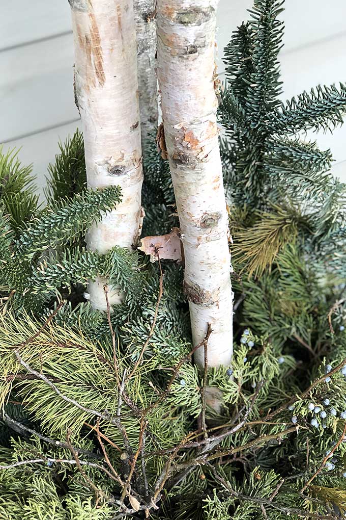 Winter porch container